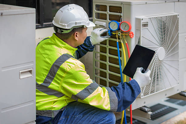 Professional Ductwork Repair technician working in Pioneertown, CA